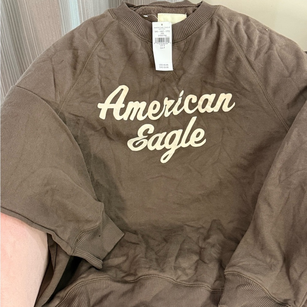 American Eagle Outfitters Brown Sweatshirt